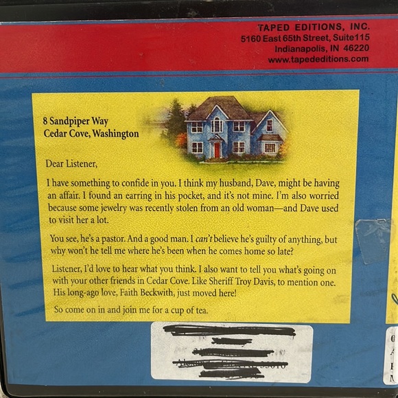 5/$15🐥 Debbie Macomber Audio Book on CD, 8 Sandpiper Way - Picture 2 of 4